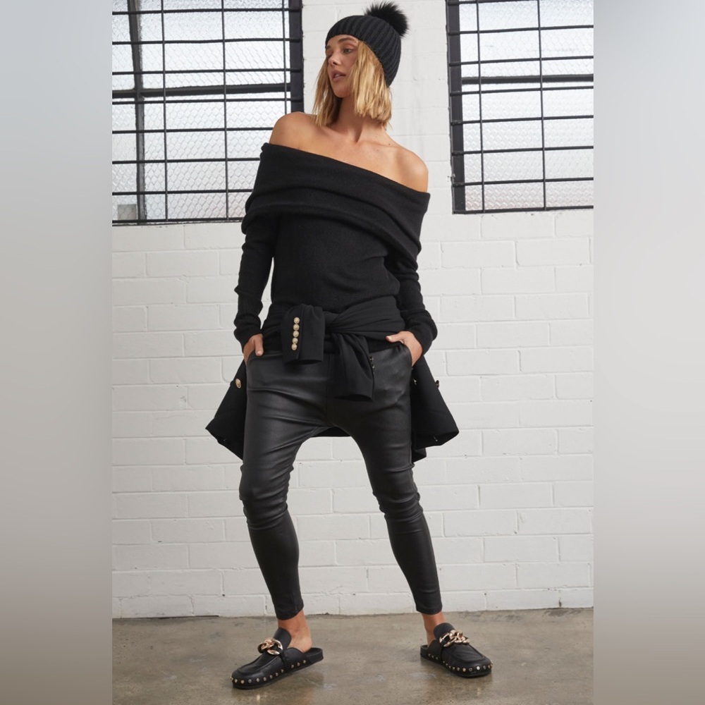 NWT - Decjuba Austin Drop Crotch Pant - Size 2 (AU 6)